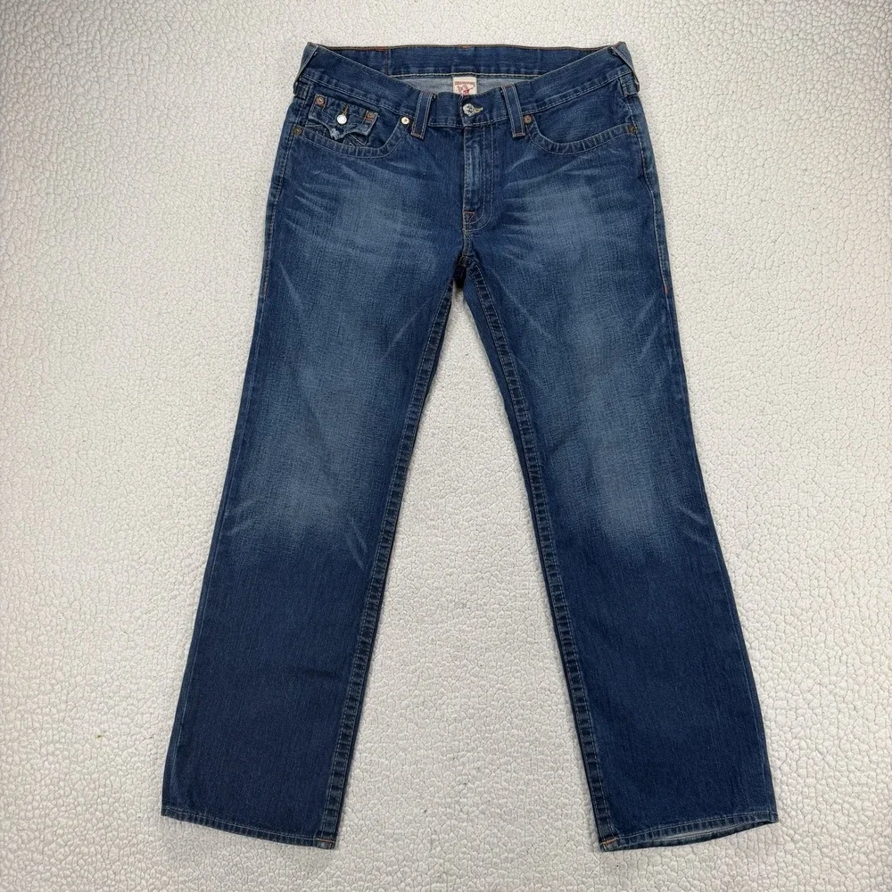 True Religion Billy Bootcut Jeans Men's 38 (Actual 40x33) USA Made Y2K Western
